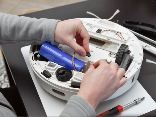 Robot süpürge batarya değişimi